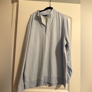 Travis Mathew Light Blue Zip Up Sweater